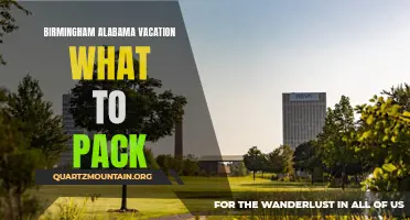 The Essential Packing Checklist for a Birmingham, Alabama Vacation
