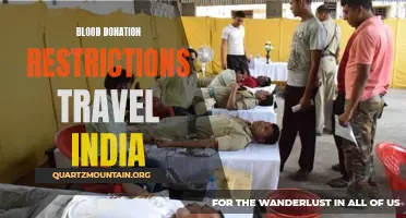 Blood Donation Restrictions in India: How Travelers Can Help