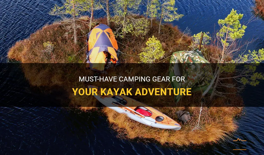 boat in camping kayak what to pack