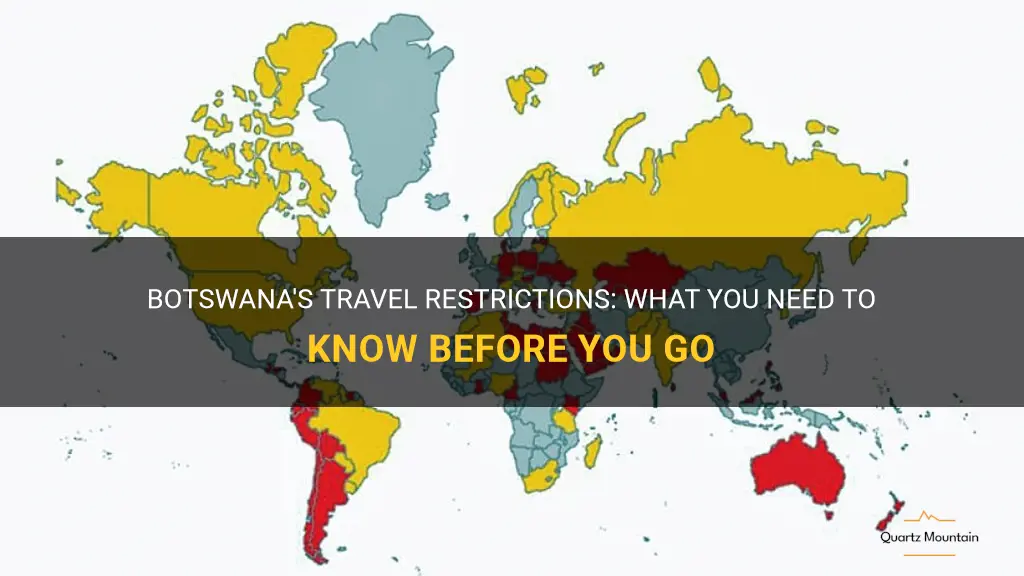 botswana travel restrictions