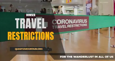 Exploring the Current Bowser Travel Restrictions: What You Need to Know