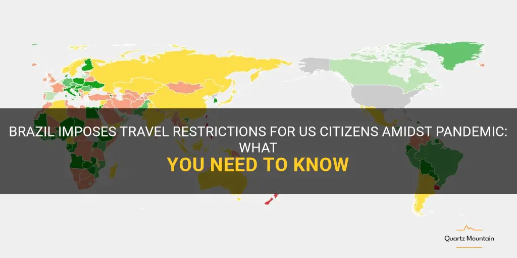 brazil travel restrictions for us citizens