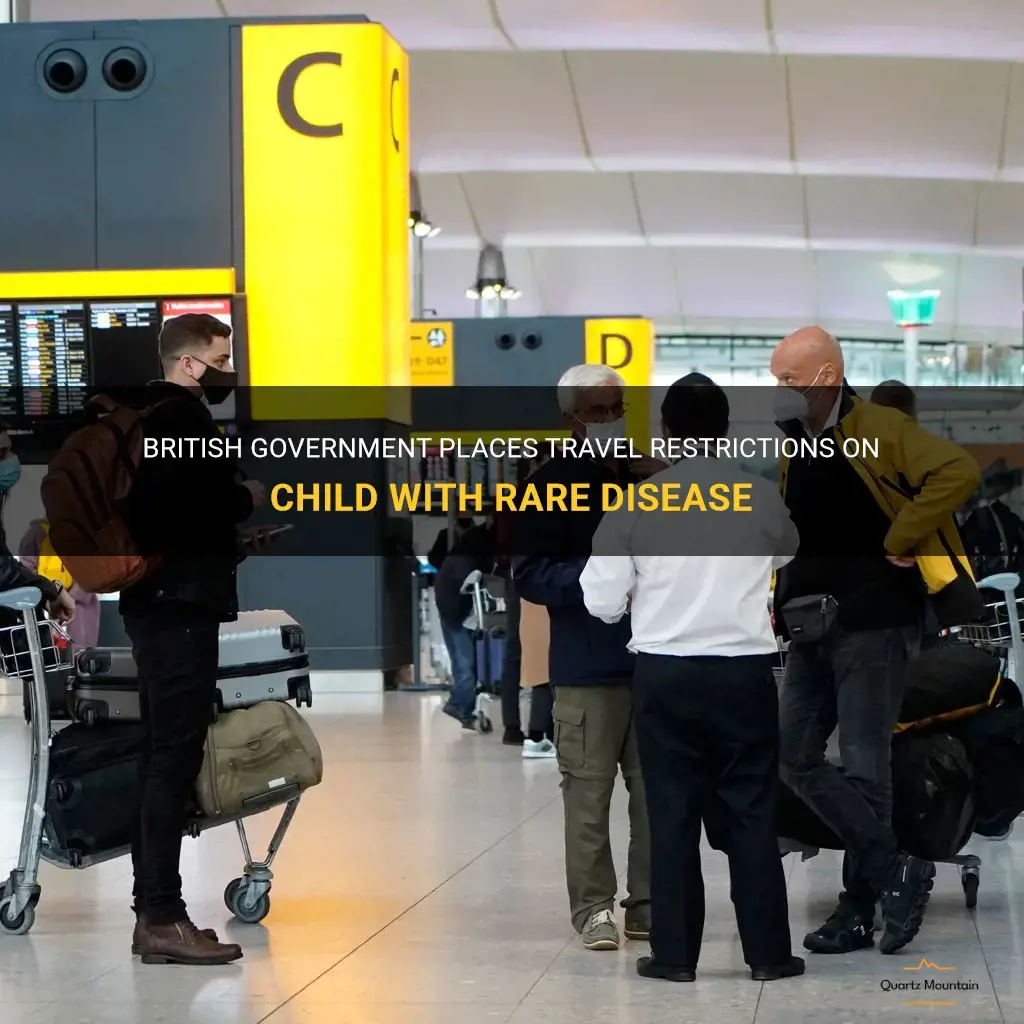 british government restricts child with rare disease from traveling