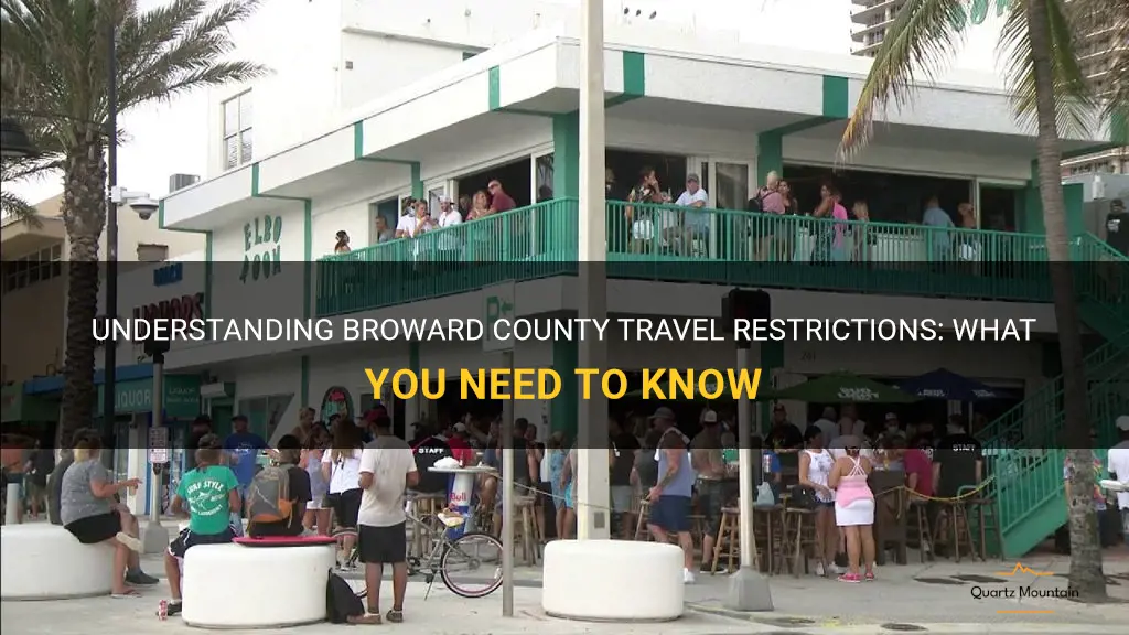 broward county travel restrictions