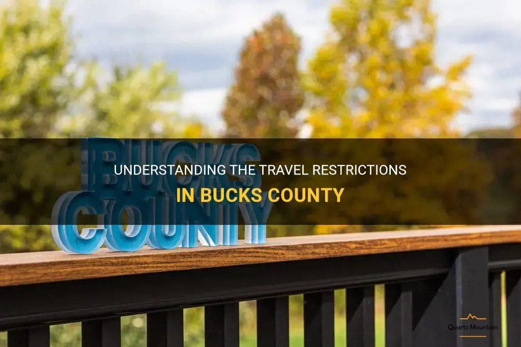 bucks county travel restrictions