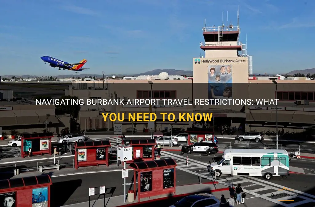 burbank airport travel restrictions