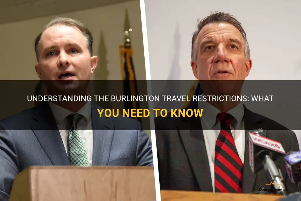 burlington travel restrictions