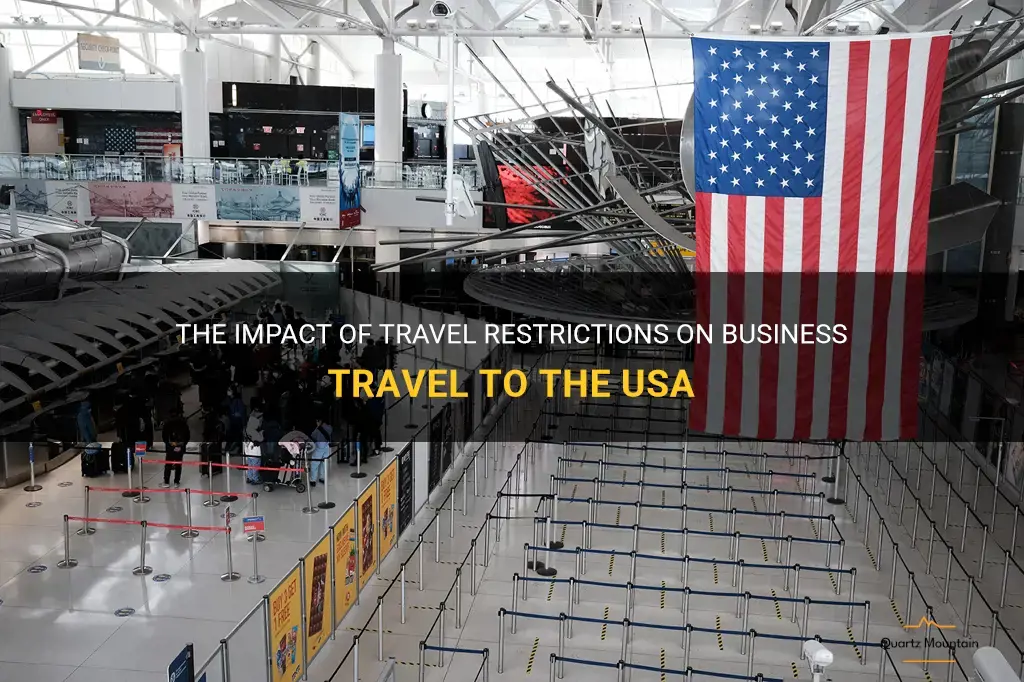 business travel restrictions to usa