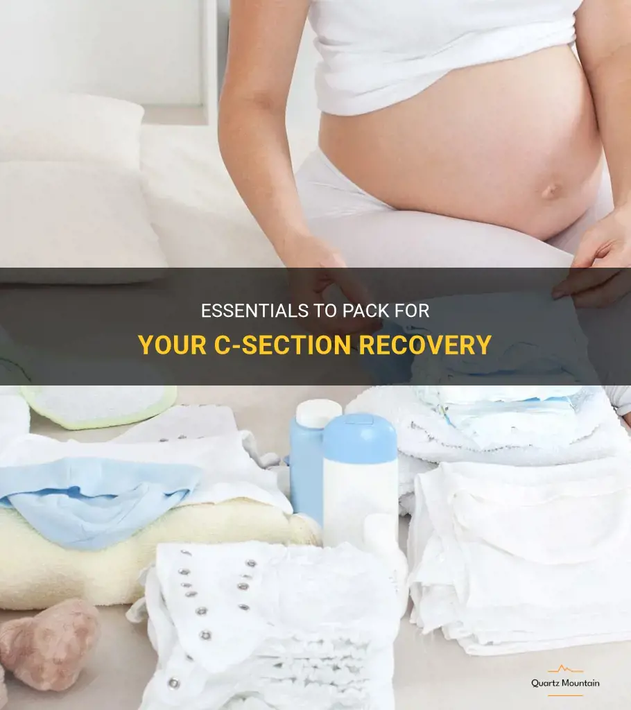 c section what to pack