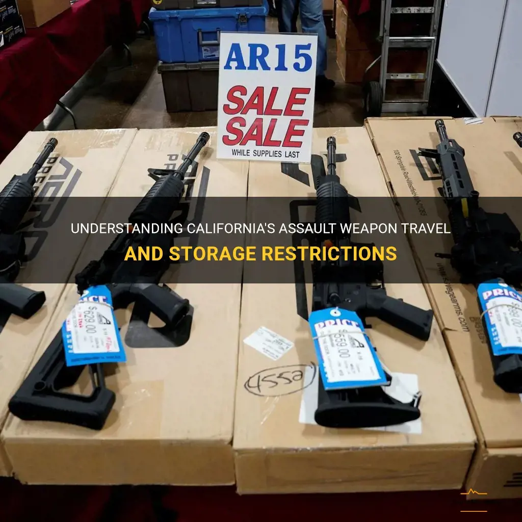 california assault weapon travel and storage restrictions