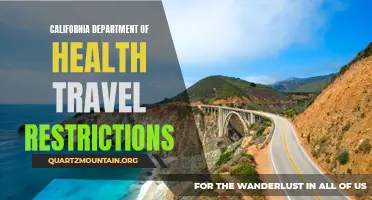Understanding the California Department of Health's Travel Restrictions: What You Need to Know