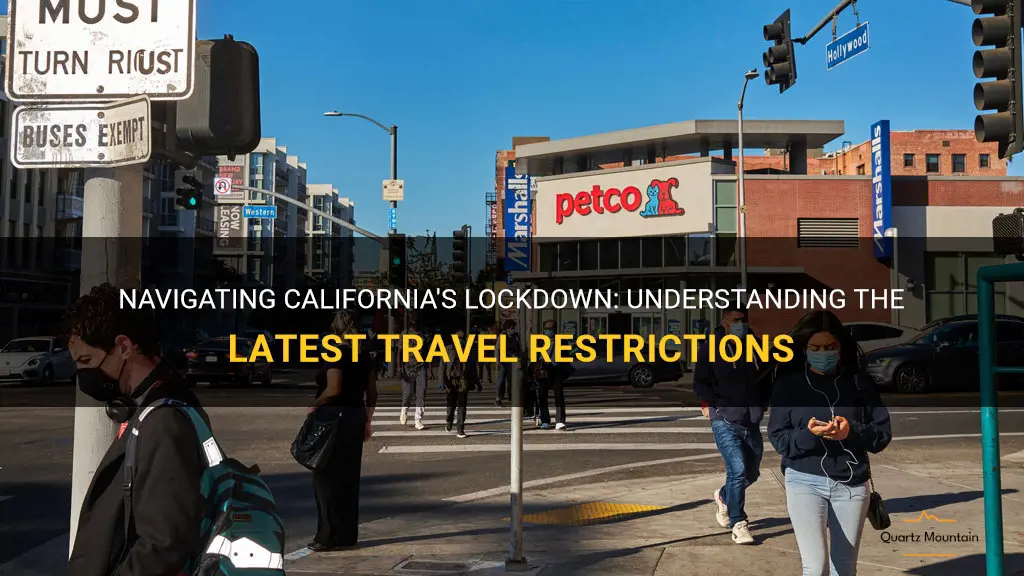 california lockdown travel restrictions