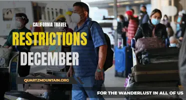 California Travel Restrictions for December: What You Need to Know