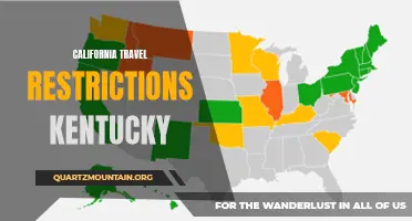 California Travel Restrictions: What Kentucky Residents Need to Know