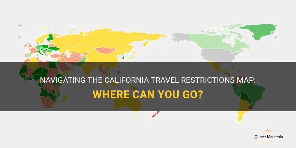 california travel restrictions map