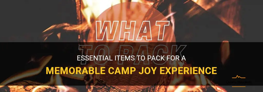 camp joy what to pack