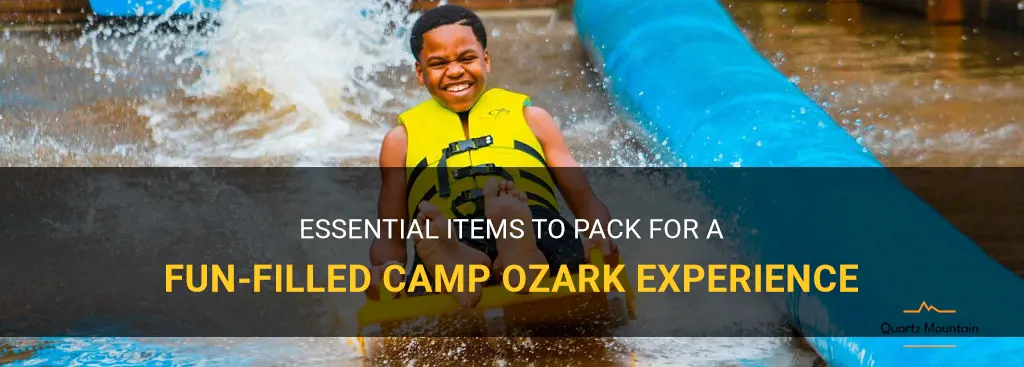 camp ozark what to pack