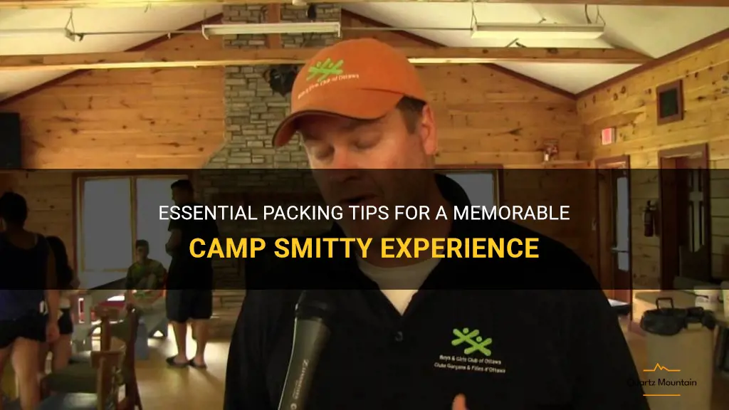 camp smitty what to pack
