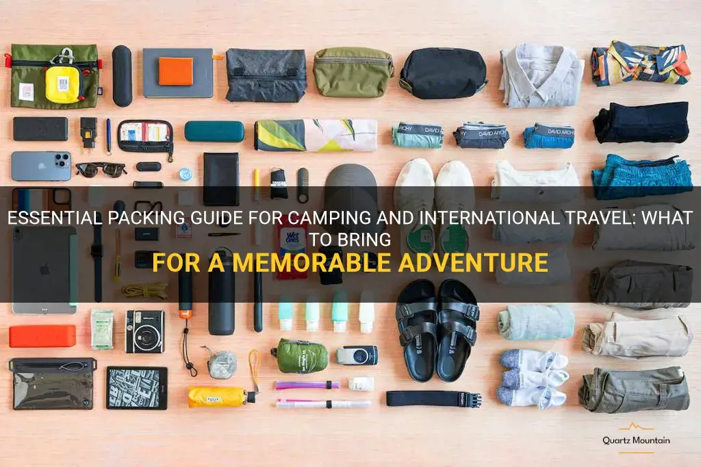 camping and international travvel what to pack