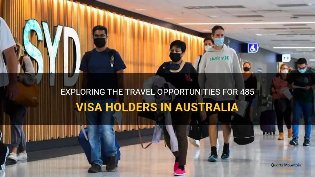 can 485 visa holder travel to australia