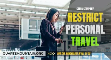 Can a Company Restrict Personal Travel: Employee Rights and Responsibilities