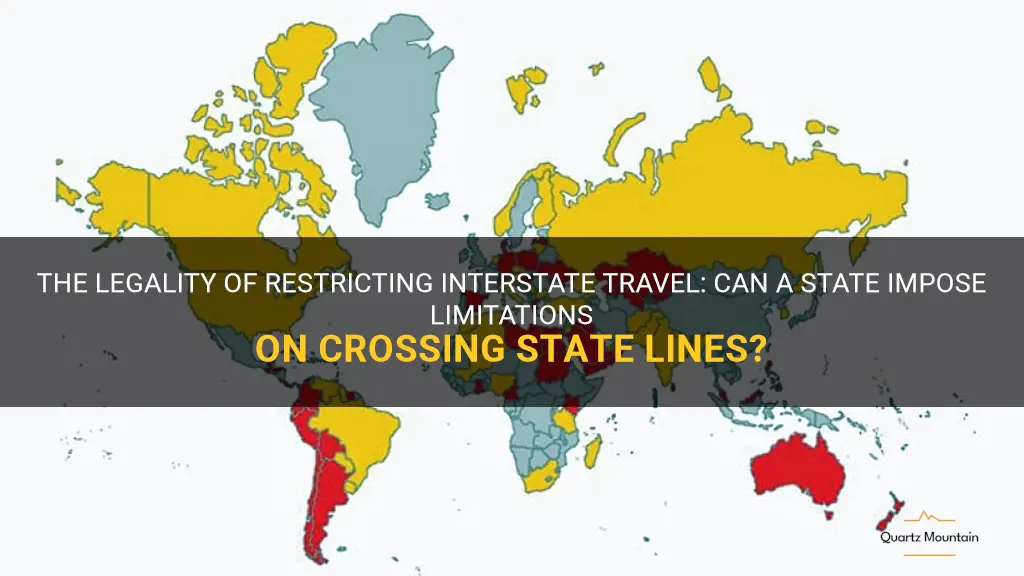can a state restrict interstate travel