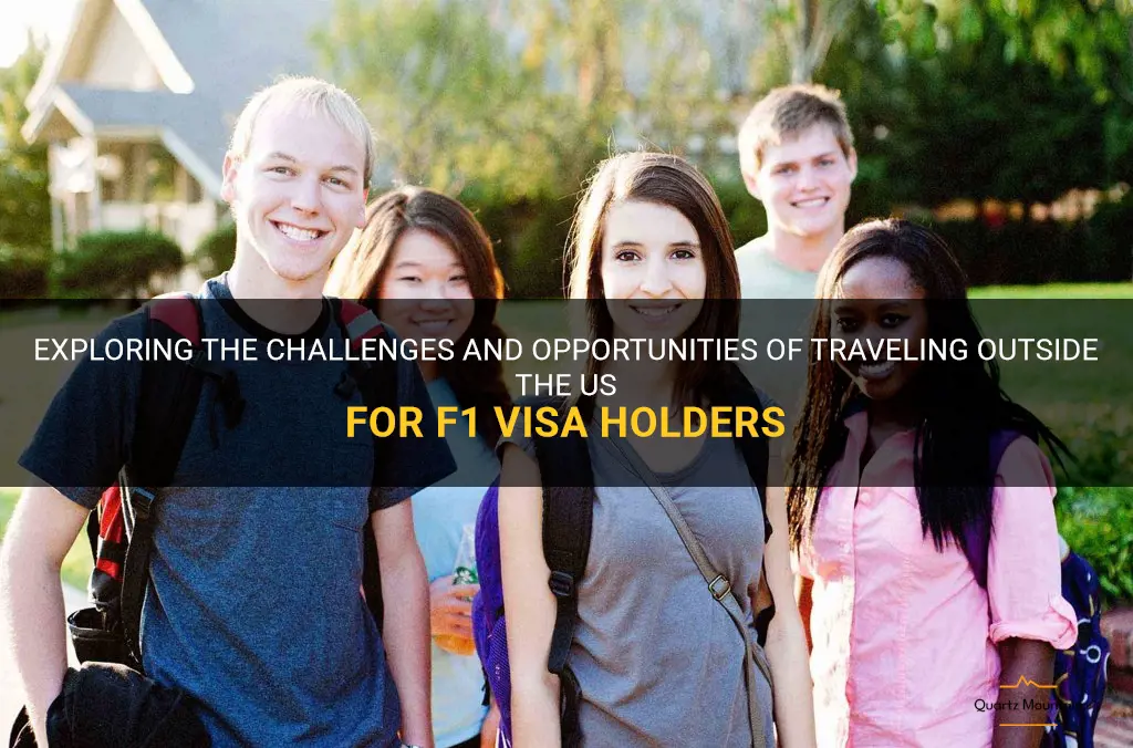 can f1 visa holder travel outside us