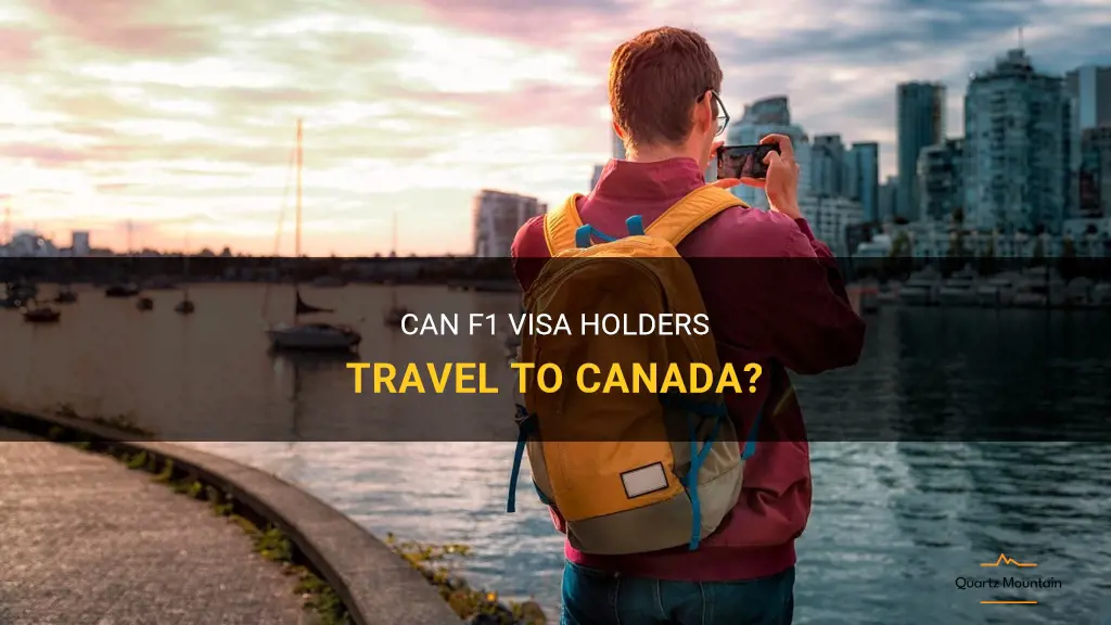 can f1 visa holder travel to canada