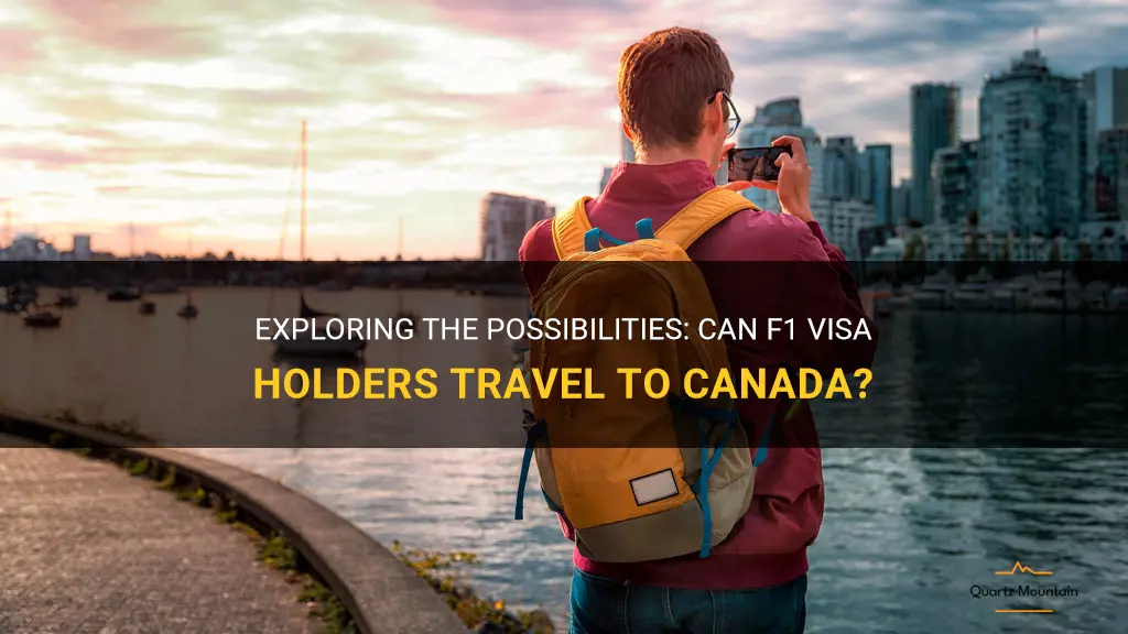can f1 visa travel to canada