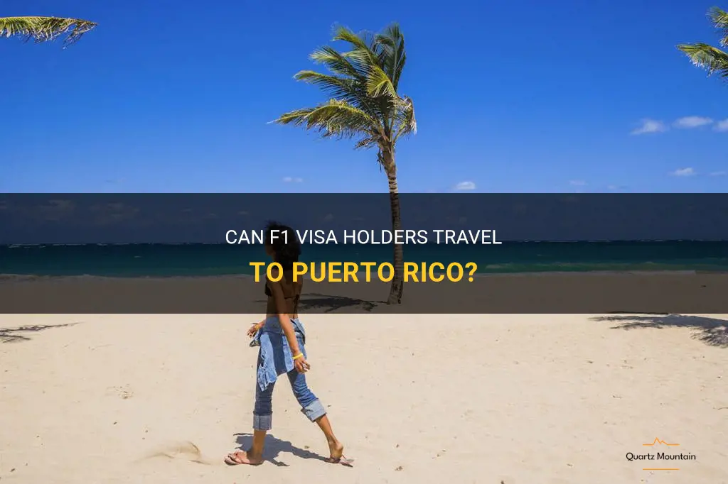 can f1 visa travel to puerto rico
