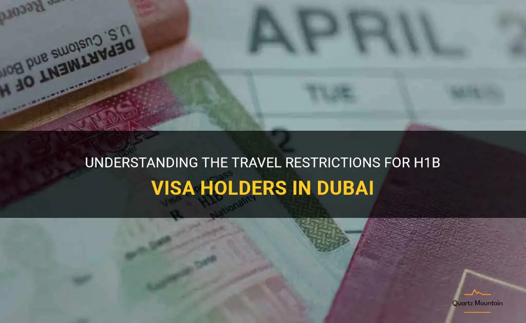 can h1b visa holders travel to dubai