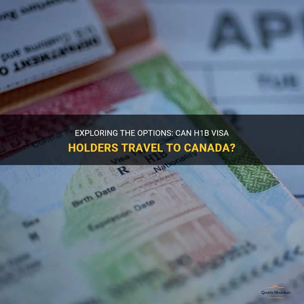 can h1b visa travel to canada