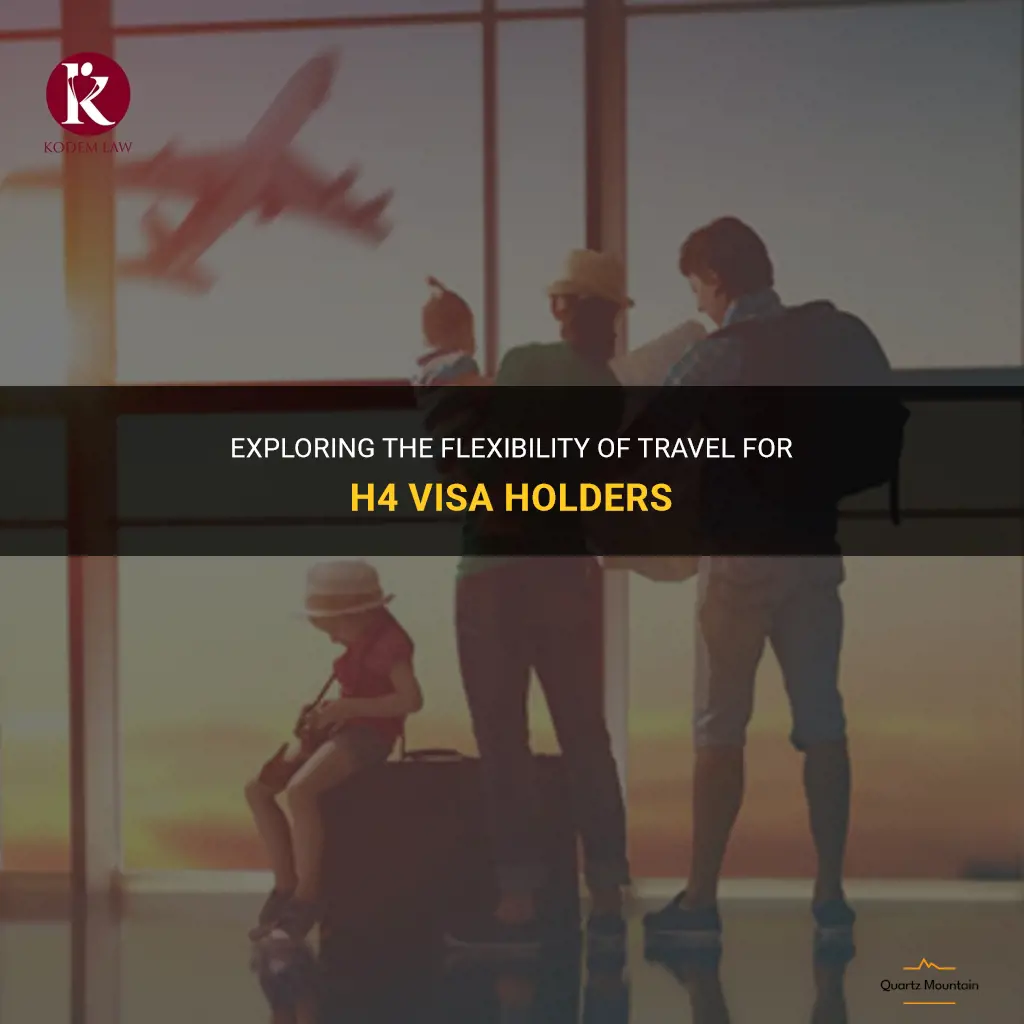 can h4 visa holder travel anytime