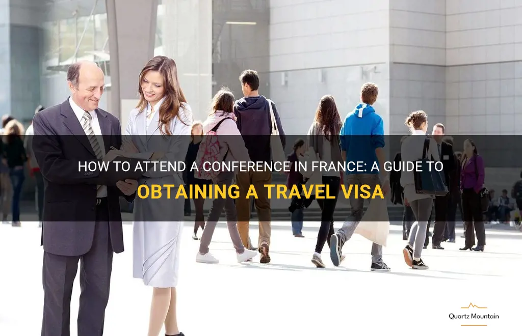 can i attend a conference in travel visa france