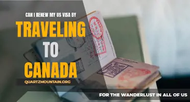 Renewing a US Visa: Can I Do It by Traveling to Canada?