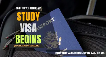 Can I Travel Prior to the Start of My Study Visa?