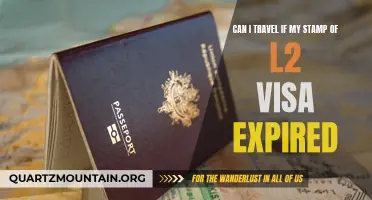 Can I Travel If My L-2 Visa Stamp Expired?