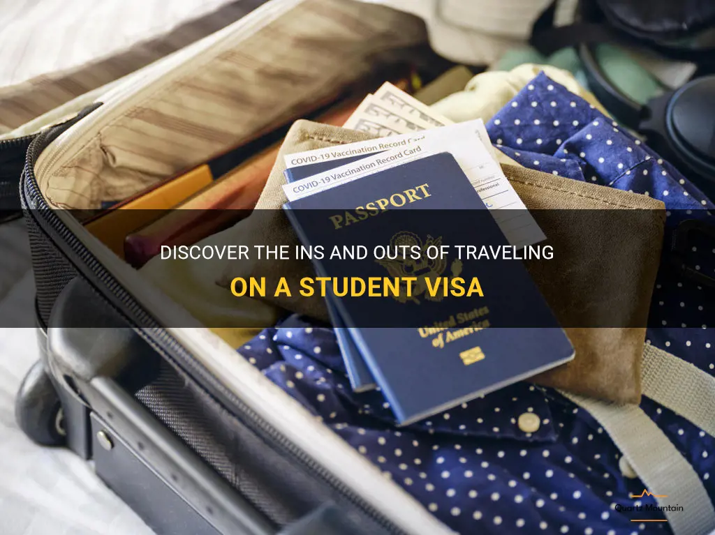 can i travel on a student visa