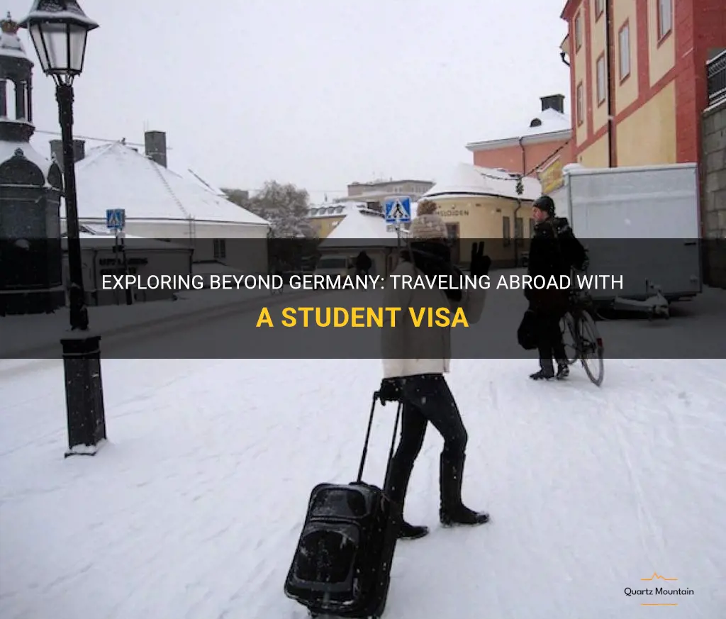 can i travel outside germany with a student visa