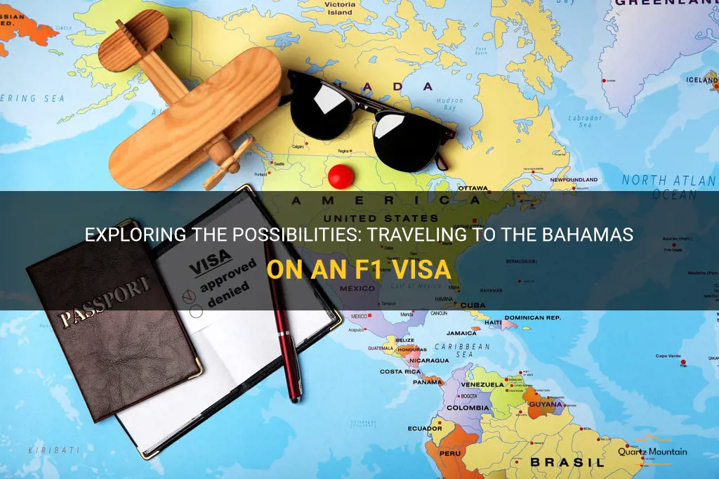 can i travel to bahamas on f1 visa