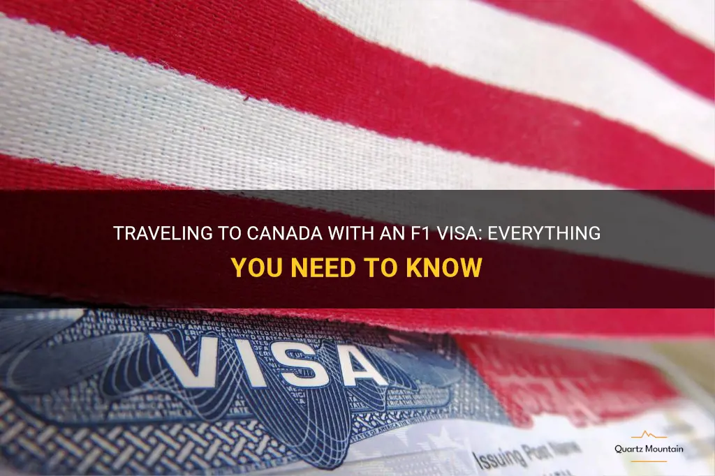 can i travel to canada with f1 us visa