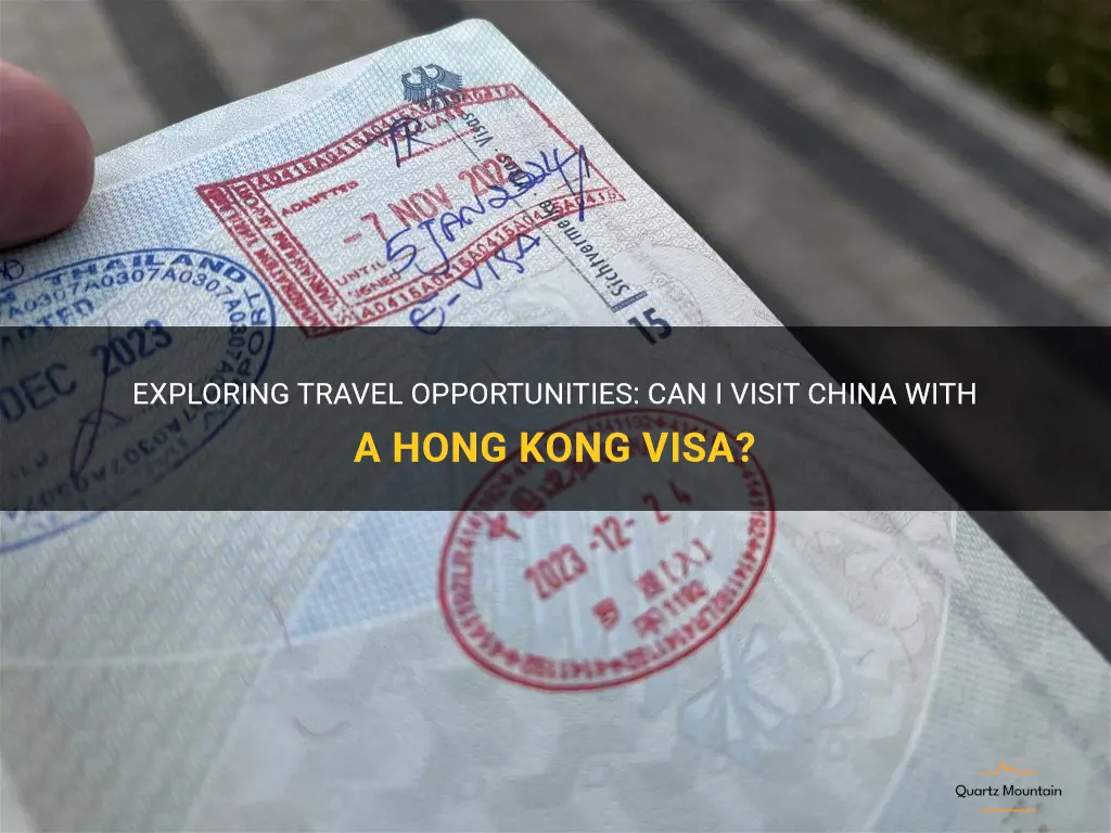 can i travel to china with hong kong visa
