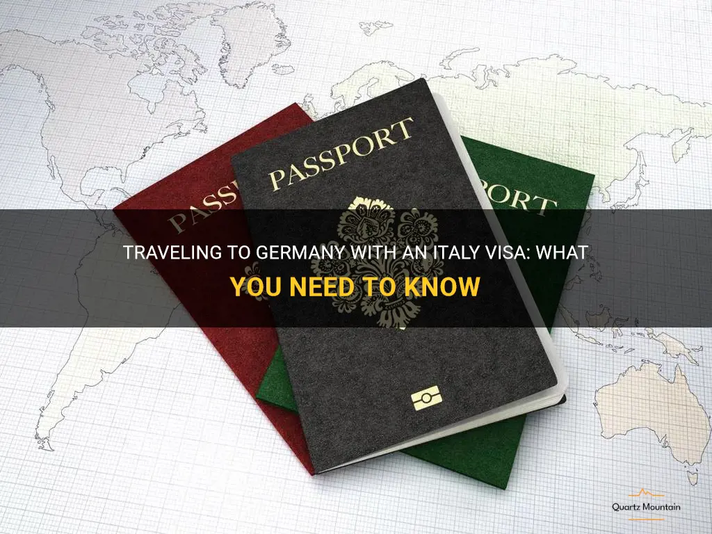 can i travel to germany with italy visa