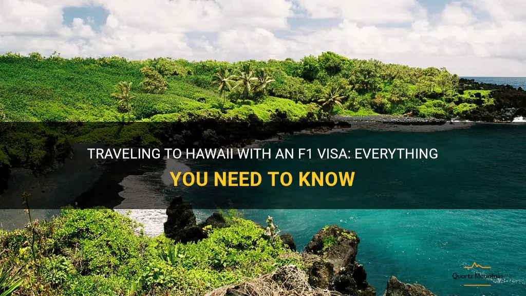 can i travel to hawaii with f1 visa
