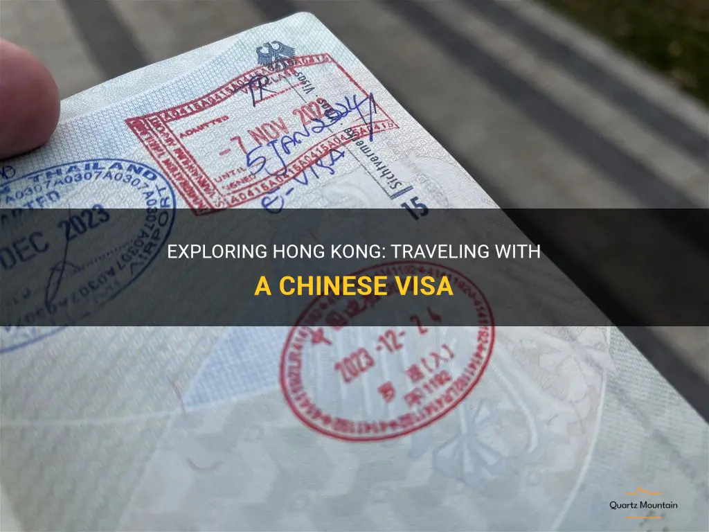 can i travel to hong kong with chinese visa