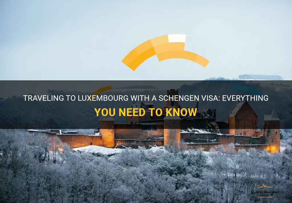 can i travel to luxembourg with schengen visa