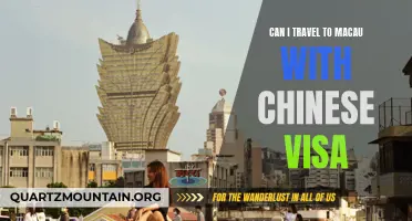 Exploring the Enchanting City of Macau: Can You Travel With a Chinese Visa?