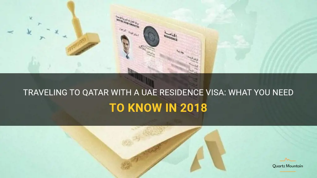 can i travel to qatar with uae residence visa 2018