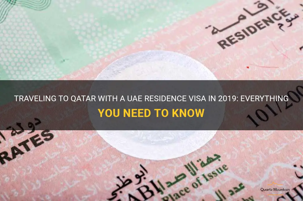 can i travel to qatar with uae residence visa 2019