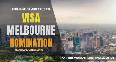 Exploring Sydney with a 190 Visa and Melbourne Nomination: Can I Travel?